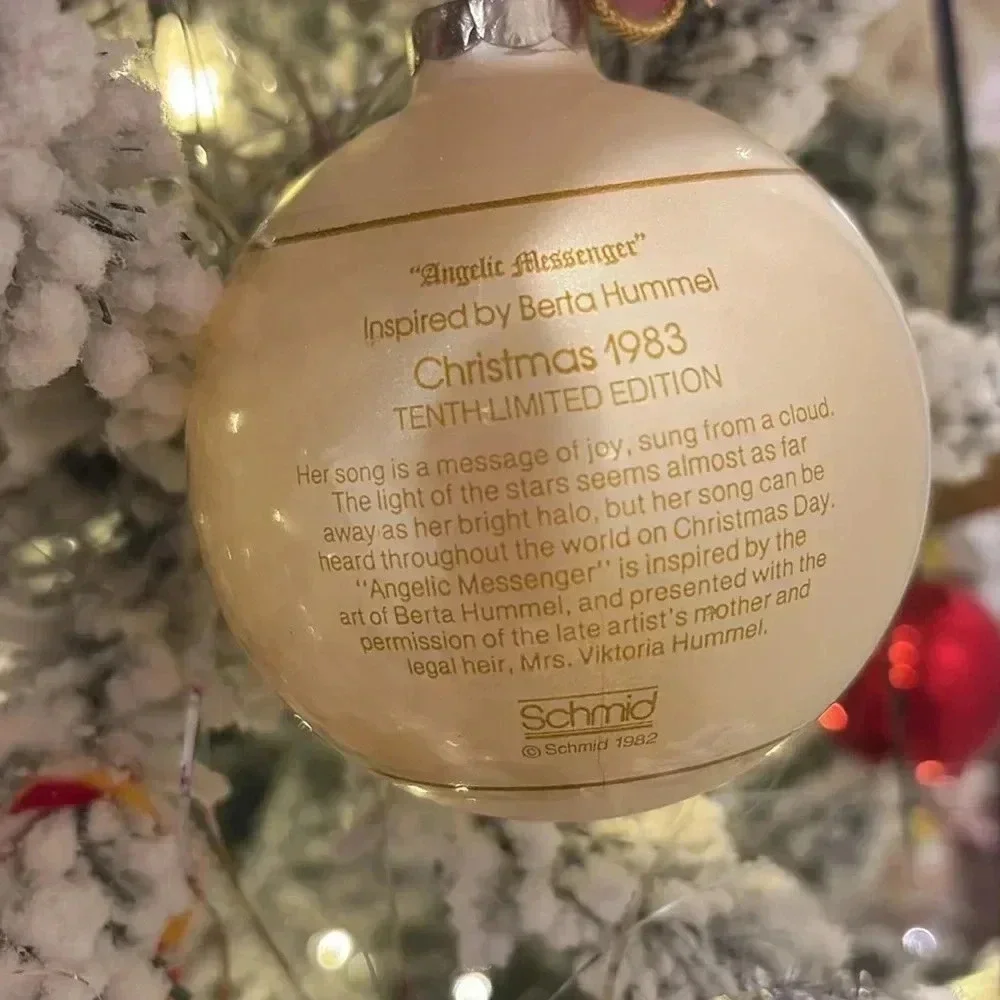Vintage 1983 Schmid Berta Hummel Christmas ornament